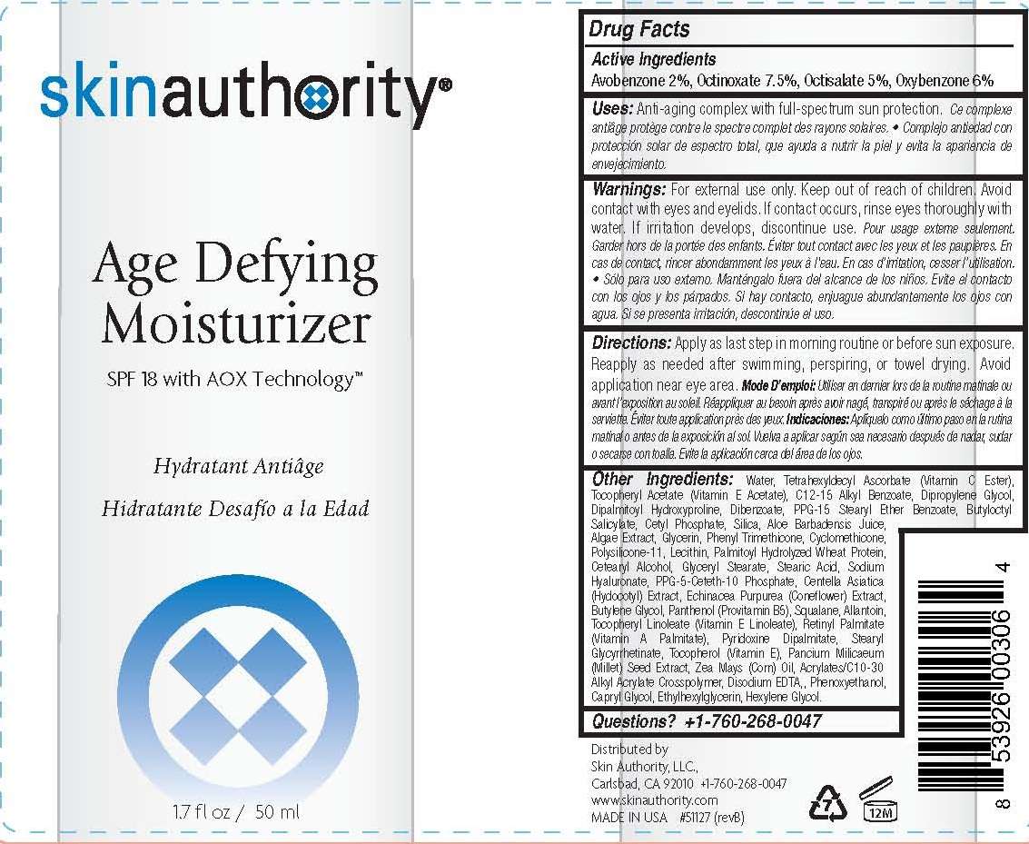 AGE DEFYING MOISTURIZER